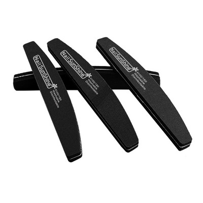 50/100 kom. Profesionalna turpija za nokte 100 180 zrnatosti Half Moon Nail Buffer Turpije Brusni papir Brusna turpija za nokte za alate za manikuru