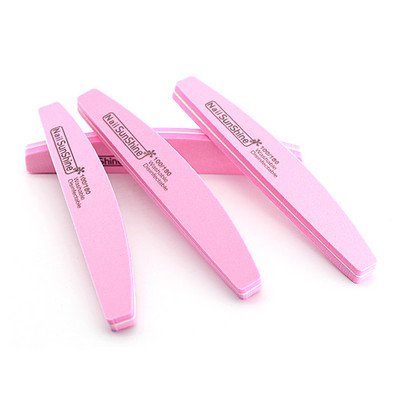 50/100 kom. Profesionalna turpija za nokte 100 180 zrnatosti Half Moon Nail Buffer Turpije Brusni papir Brusna turpija za nokte za alate za manikuru