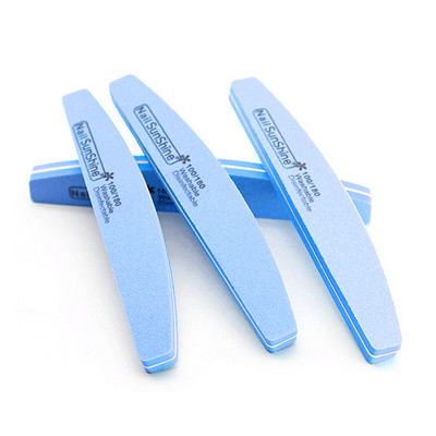 50/100 kom. Profesionalna turpija za nokte 100 180 zrnatosti Half Moon Nail Buffer Turpije Brusni papir Brusna turpija za nokte za alate za manikuru