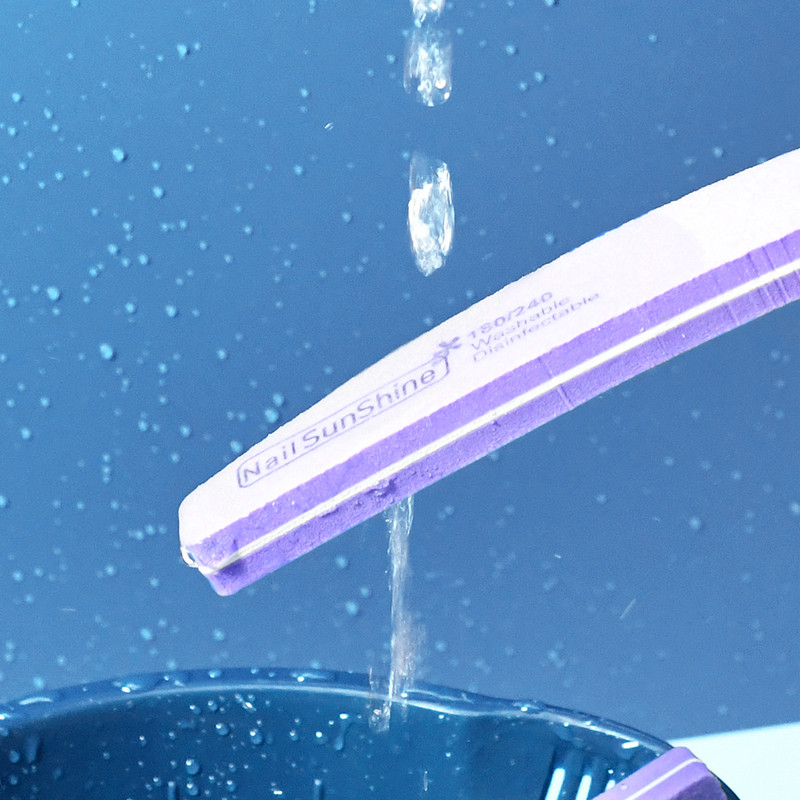 50/100 kom. Profesionalna turpija za nokte 100 180 zrnatosti Half Moon Nail Buffer Turpije Brusni papir Brusna turpija za nokte za alate za manikuru