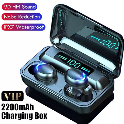 V5.1 F9 Tws ασύρματα ακουστικά M10 Ακουστικά bluetooth sport Αδιάβροχα ακουστικά HiFI Stereo arbuds Για iPhone Android pnhone