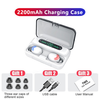 V5.1 F9 Tws ασύρματα ακουστικά M10 Ακουστικά bluetooth sport Αδιάβροχα ακουστικά HiFI Stereo arbuds Για iPhone Android pnhone