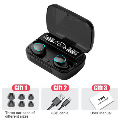 V5.1 F9 Tws ασύρματα ακουστικά M10 Ακουστικά bluetooth sport Αδιάβροχα ακουστικά HiFI Stereo arbuds Για iPhone Android pnhone