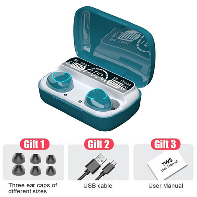 V5.1 F9 Tws ασύρματα ακουστικά M10 Ακουστικά bluetooth sport Αδιάβροχα ακουστικά HiFI Stereo arbuds Για iPhone Android pnhone