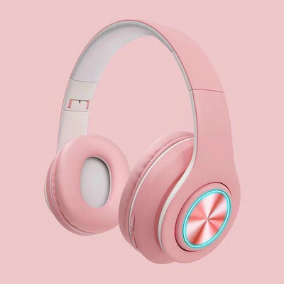 Slušalice s mikrofonom Gamerske slušalice Blutooth Surround Sound Stereo bežične slušalice USB s mikrofonom Šareno svjetlo Slušalice za prijenosno računalo