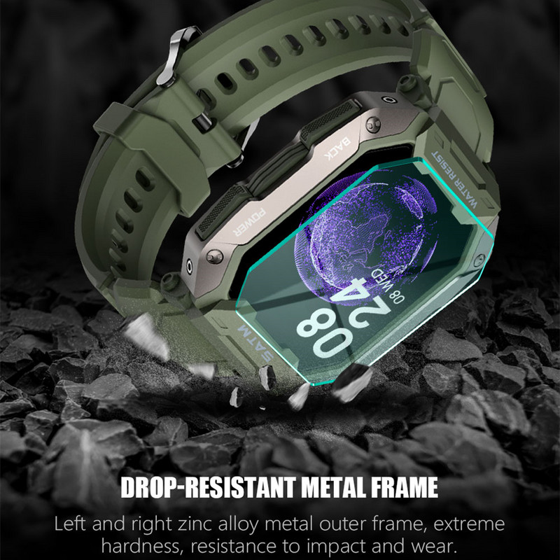 Pametni satovi za muškarce Fitness Novo u 5ATM Vodootporni satovi Satovi za sport na otvorenom Plivanje Prevencija pada Muški satovi Uspon