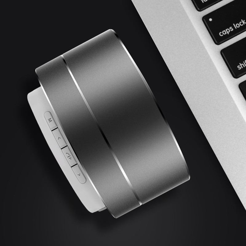 Ασύρματο ηχείο Bluetooth A10 Μικρό ατσάλινο όπλο υπογούφερ φορητό μίνι δωροκάρτα Ηχείο Bluetooth