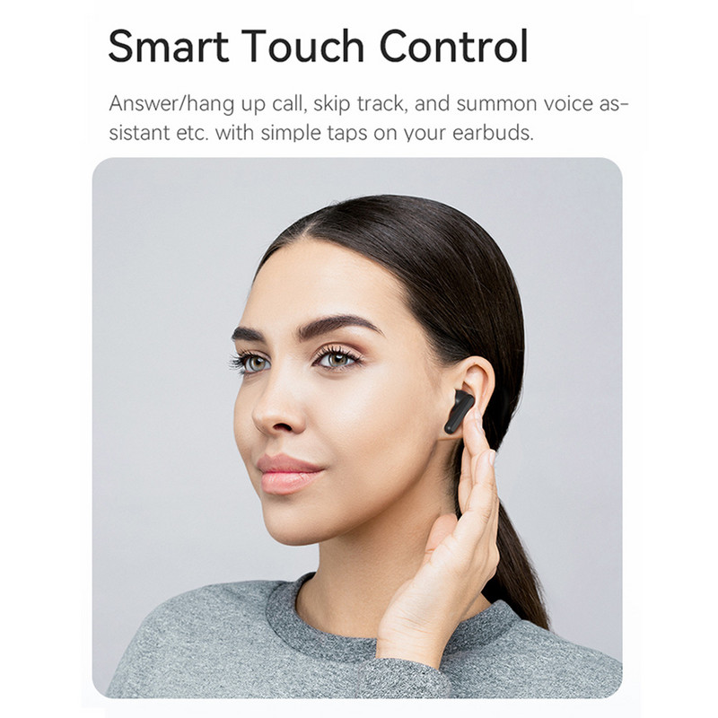 HAYLOU GT7 bežične slušalice TWS slušalice Bluetooth 5.2 TWS slušalice AAC audio kodek niske latencije APLIKACIJA za otkazivanje buke AI poziva