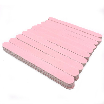 500 db Kétoldalas körömreszelő 240/240 fa körömreszelő Lime a Ongle Mini Kalk Nagels csiszolópapír eldobható manikűr lakk eszközök