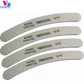 4 vnt lenktos nagų dildės manikiūrui 100/180 Emery UV gelio poliravimo priemonės nagų buferio dildės Pedikiūro poliravimo buferiai patarimai Art Nail Tools