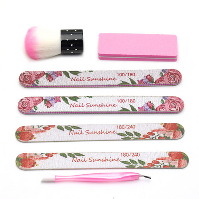 7kom/kompleta sa svime Profesionalni alati za nail art za manikuru Uklanjanje gel laka za nokte Pribor i alati za nokte mrtve kože