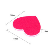 20 kom Mini spužvaste turpije Heart Salon Brusni pufer Polish Block Turpije za nokte Poklon dvostrana manikura pedikura alati za šminkanje