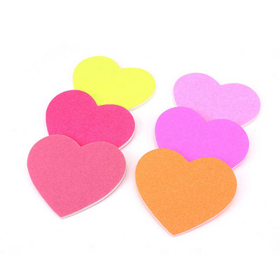 20 kom Mini spužvaste turpije Heart Salon Brusni pufer Polish Block Turpije za nokte Poklon dvostrana manikura pedikura alati za šminkanje