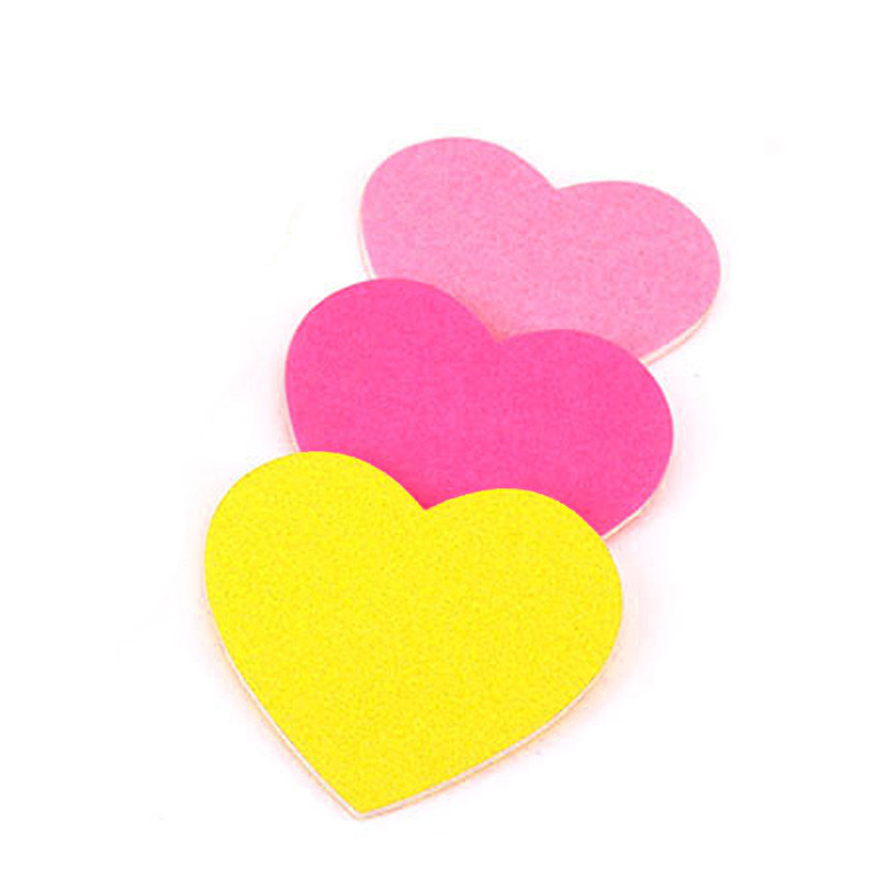 20 kom Mini spužvaste turpije Heart Salon Brusni pufer Polish Block Turpije za nokte Poklon dvostrana manikura pedikura alati za šminkanje