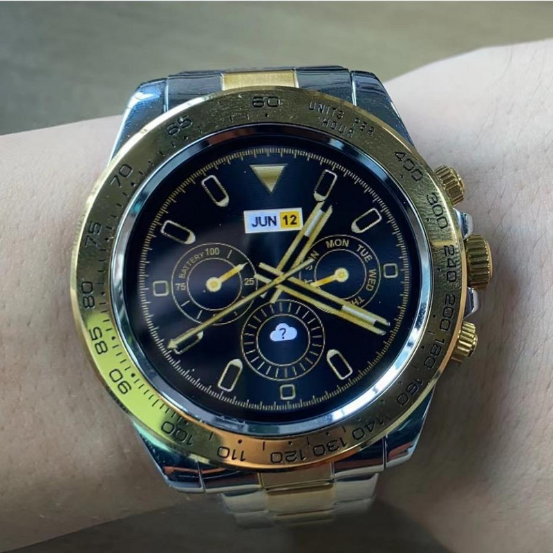 Sportski pametni sat za muškarce AW13 HD šarena kvaliteta slike, potpuni zaslon osjetljiv na dodir, metalno kućište, više brojčanika, Bluetooth pozivi, reprodukcija glazbe