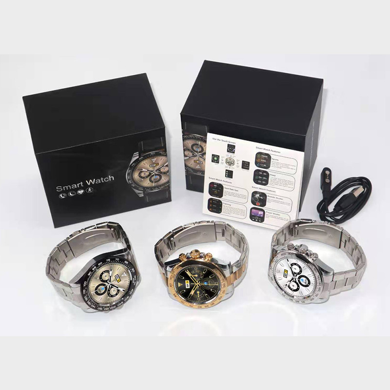 Sportski pametni sat za muškarce AW13 HD šarena kvaliteta slike, potpuni zaslon osjetljiv na dodir, metalno kućište, više brojčanika, Bluetooth pozivi, reprodukcija glazbe