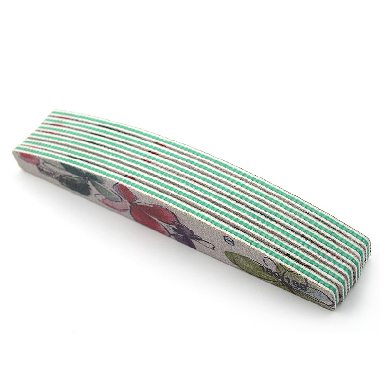 5 kom/lot Profesionalne rašpice za nokte Blok pufer za pedikuru manikuru UV gel za poliranje 180/180 Green Boat Turpije za nokte kineski stil