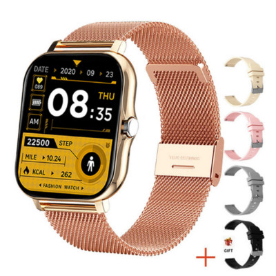 Έξυπνο ρολόι 2022 για άνδρες γυναίκες Xiao Heart Rate Monitor Sport Fitness Mi Gold Smartwatch Δώρο για την Apple Huawei