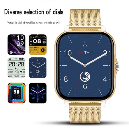 Έξυπνο ρολόι 2022 για άνδρες γυναίκες Xiao Heart Rate Monitor Sport Fitness Mi Gold Smartwatch Δώρο για την Apple Huawei