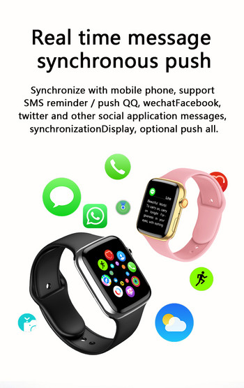 2022 Смарт часовник с безжично зареждане 1,9-инчов цял екран Bluetooth разговори NFC Водоустойчиви часовници за мъже, жени Спортен смарт часовник