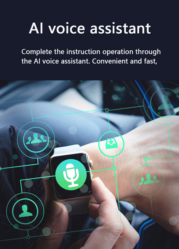 2022. Pametni sat s bežičnim punjenjem 1,9 inča preko cijelog zaslona Bluetooth poziva NFC Vodootporni satovi za muškarce Žene Sportski pametni sat