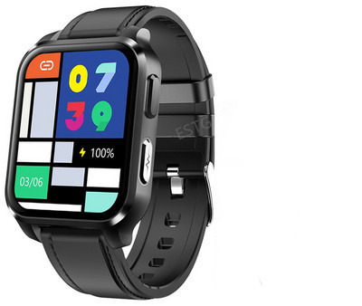 Ceas inteligent E90 Bărbați ECG PPG 1,7 inch Scree Frecvență cardiacă Temperatura corpului Monitor de sănătate Femei Smartwatch Sport Fitness Tracker