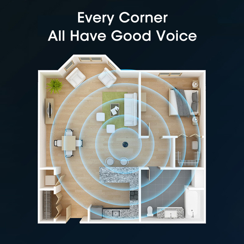 3D kućni Bluetooth zvučnik Surround Transparent Color Light Atmosphere Mini zvučnik Bežična TF kartica Subwoofer Vanjski zvučnik