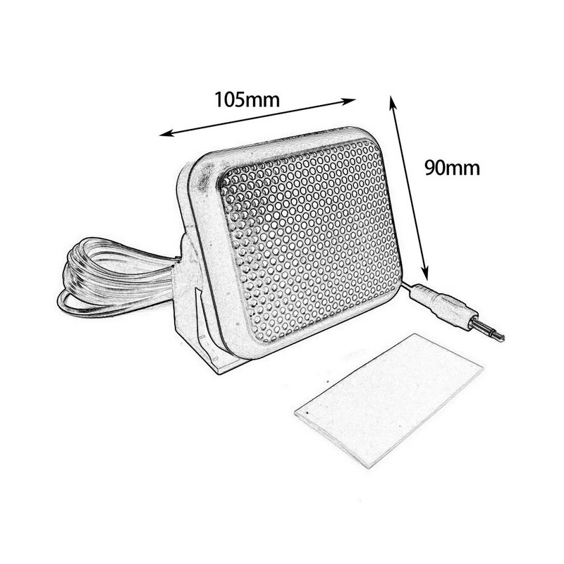 Mini külső hangszóró NSP laptophoz Mp3 telefon zenelejátszó PC Motorola Ham rádióhoz CB Hf adóvevő külső hangszóró