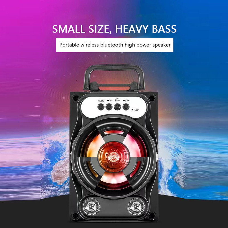 Novi vanjski bežični Bluetooth zvučnik visoke kvalitete, prijenosna USB kartica, vanjski prijenosni zvučnik za Square Dance Sound