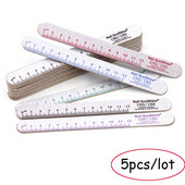 5Pcs/Lot Drvene turpije za nokte 100 150 180 240 Gtit Brusni pufer za nokte Debeli brusni papir Lak za manikuru Profesionalni alati za nail art