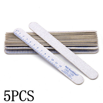 5Pcs/Lot Drvene turpije za nokte 100 150 180 240 Gtit Brusni pufer za nokte Debeli brusni papir Lak za manikuru Profesionalni alati za nail art