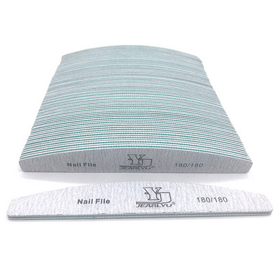 50 komada Nova turpija za nokte 180/180 Zelena turpija za nokte Buffer blok Brand Manikura Pedikura Gel za brušenje Nails Art Tools