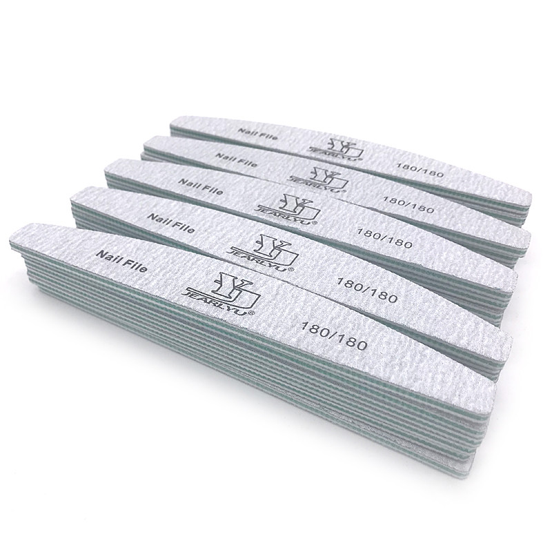 50 komada Nova turpija za nokte 180/180 Zelena turpija za nokte Buffer blok Brand Manikura Pedikura Gel za brušenje Nails Art Tools