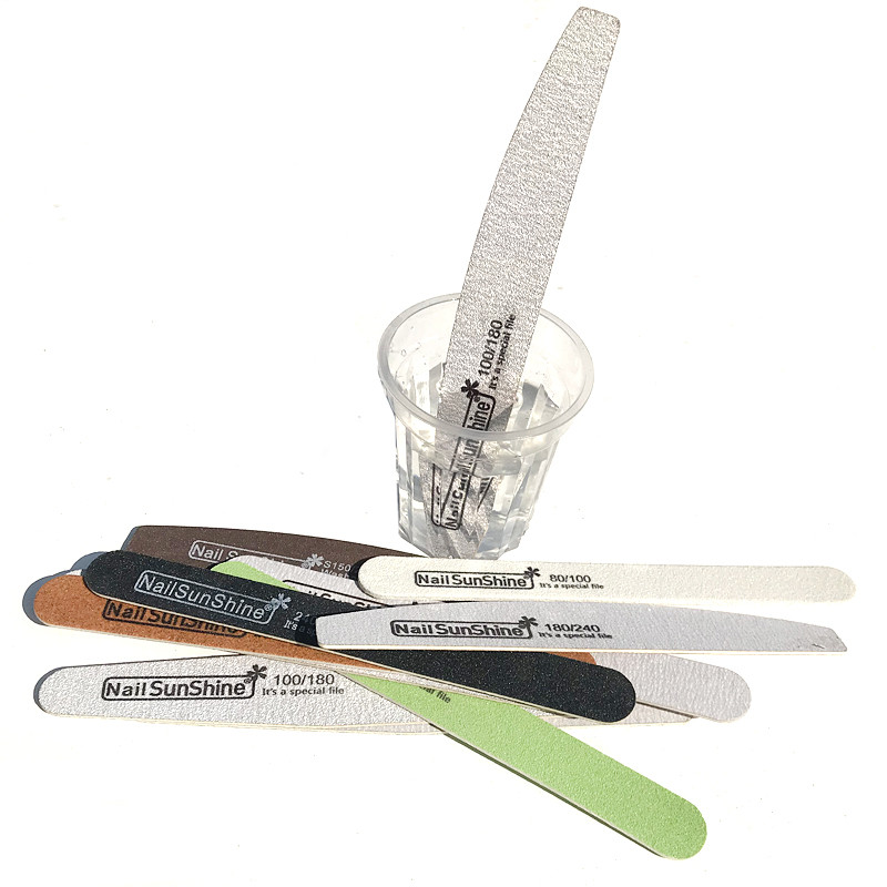 200 kom. Snažne, debele, ravne brodske drvene turpije za nokte 80/100/120/180/240/320 Lima pufer Drvene brusne turpije za nokte Alati za manikuru