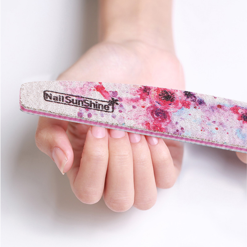 10 kom/lot rašpica za nokte Half Moon plastična jezgra Vijlen Brusni set puferskih blokova za manikuru Nail Art rašpice za lakiranje vrhova