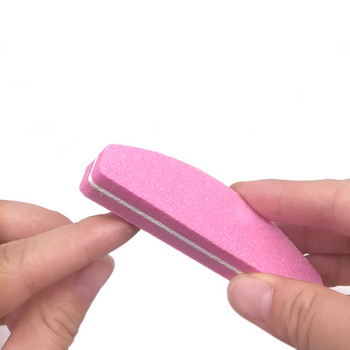 10 τεμ./συσκευασία 100/180 λίμες νυχιών Grit που πλένονται διπλής όψης σμυριδόπανα Nail buffering Files Salon Manicure Tools