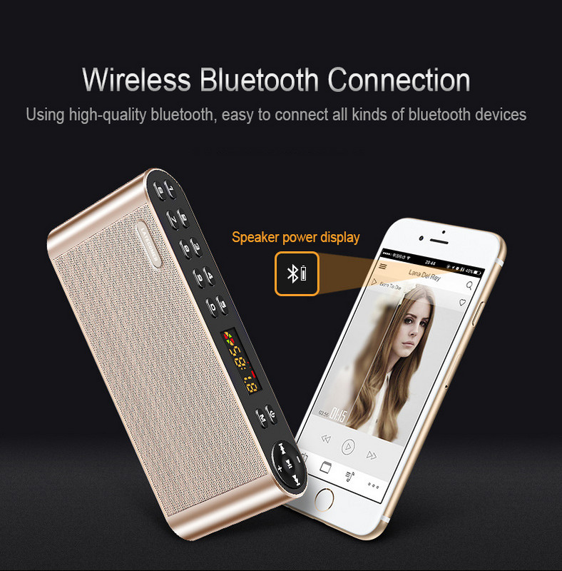 Latecomer Q8 Νέο ηχείο Bluetooth Διπλά φορητά ασύρματα ηχεία υψηλής ευκρίνειας με μικρόφωνο TF FM Radio Loudspeakers Sound Box
