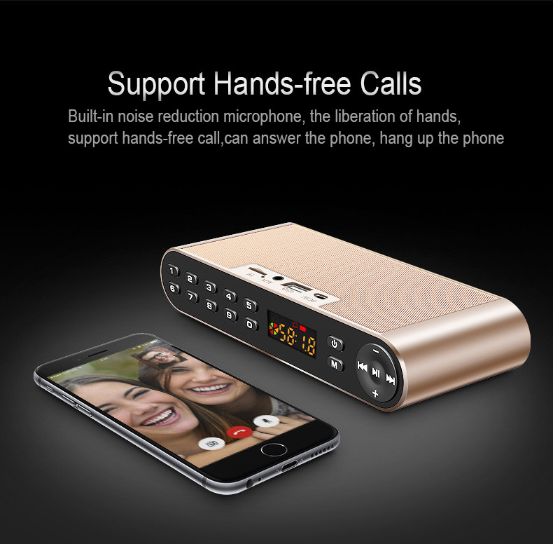 Latecomer Q8 Νέο ηχείο Bluetooth Διπλά φορητά ασύρματα ηχεία υψηλής ευκρίνειας με μικρόφωνο TF FM Radio Loudspeakers Sound Box