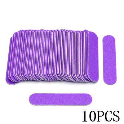 10kom Mini 9cm profesionalne alate za turpijanje noktiju brusni papir brusni papir dvostrani odbojnici za nokte 100/180 pribor za nokte