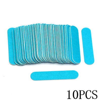 10kom Mini 9cm profesionalne alate za turpijanje noktiju brusni papir brusni papir dvostrani odbojnici za nokte 100/180 pribor za nokte