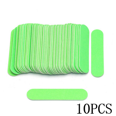 10kom Mini 9cm profesionalne alate za turpijanje noktiju brusni papir brusni papir dvostrani odbojnici za nokte 100/180 pribor za nokte