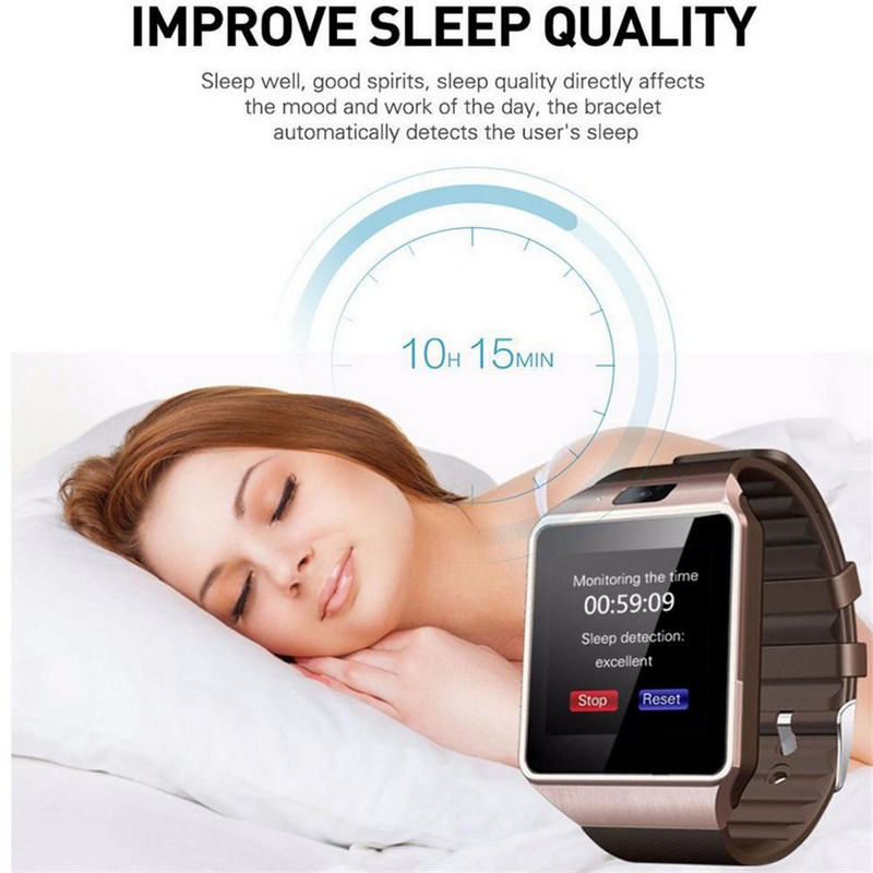 Vyrai, moterys, daugiafunkcis Dz09 sportinis išmanusis laikrodis, palaikymas Tf Card Ram 128m+rom 64m, skirtas Samsung Huawei Xiaomi Android telefonui