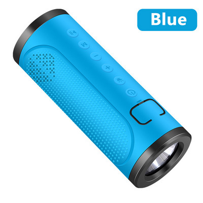 Difuzor Bluetooth puternic pentru biciclete de 5000 mAh Mini coloană fără fir pentru exterior Boombox FM Hands Free Power Bank Lanternă Suport pentru bicicletă