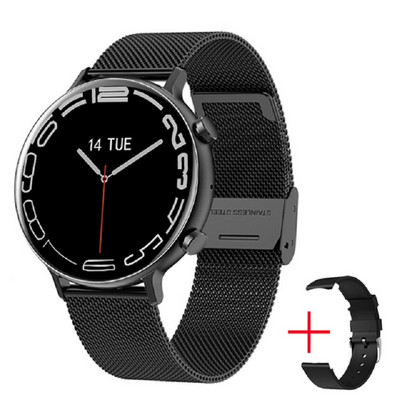 Naujas moterų Bluetooth skambutis išmanusis laikrodis hebrajų HD jutiklinis ekranas Bluetooth Muzika EKG testas Sporto išmanusis laikrodis Vyrai Moterys +dėžutė