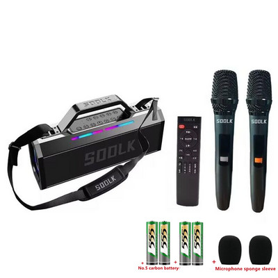 Difuzor portabil Bluetooth 150W Sunet stereo puternic Bas bogat Impermeabil si rezistent la praf Împereche dubla Microfon încorporat Latență redusă SODLK