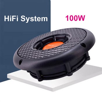 100W 4ohm Bluetooth-съвместим аудио високоговорител Усилвател на мощността Клас D Направи си сам преносима 2.0 HiFi система Таванни високоговорители за домашно кино