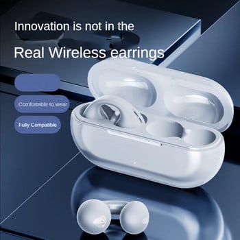 AM-TW01 Sound Earcuffs Ακουστικά Σκουλαρίκια Ασύρματα Bluetooth ακουστικά Earhooks Αθλητικά ακουστικά με θήκη φόρτισης