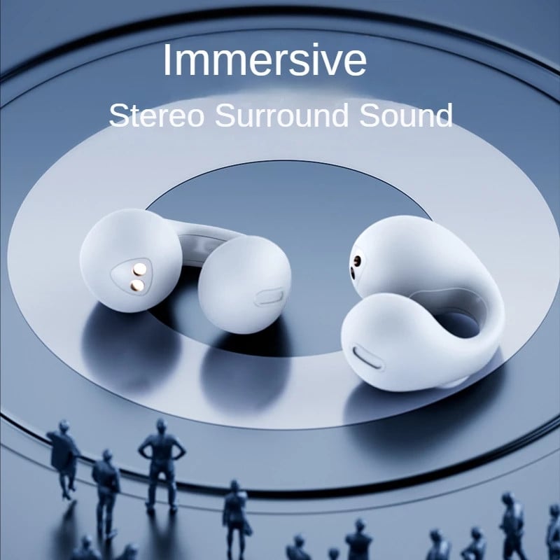 AM-TW01 Sound Earcuffs Ακουστικά Σκουλαρίκια Ασύρματα Bluetooth ακουστικά Earhooks Αθλητικά ακουστικά με θήκη φόρτισης