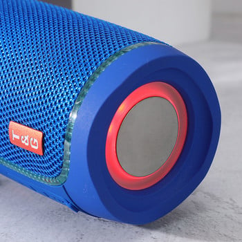 Φορητά ηχεία Στήλη Bluetooth Ασύρματο ηχείο Bluetooth BoomBox Υπαίθριο μπάσο TF FM Ραδιόφωνο LED Φως