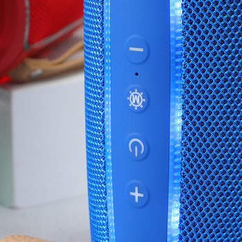 Φορητά ηχεία Στήλη Bluetooth Ασύρματο ηχείο Bluetooth BoomBox Υπαίθριο μπάσο TF FM Ραδιόφωνο LED Φως
